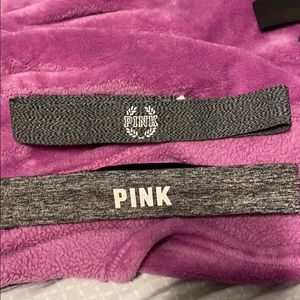 two PINK headbands